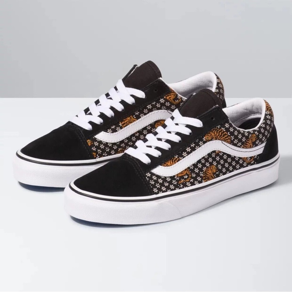 Vans Old Skool Tiger Floral Black/ Orange/ White